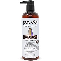 Pura D'Or Colorharmony Purple Conditioner (16Oz) For Bleached, Blonde, Silver & Color Treated Hair - Keratin, Bamboo Fiber, No Sulfates, Natural Ingredients - Men & Women, (84056)