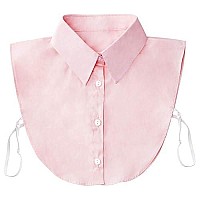 Fake Collar Detachable Dickey Collar Blouse Half Shirts Peter Pan Faux False Collar For Women Girls Favors, Pink