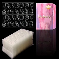 Allstarry 1200Pcs (50 Sheets) Adhesive Tabs Ultrathin Waterproof Breathable Double-Sided Jelly Nail Sticker Super Sticky False Nail Glue Sticker Transparent Flexible For Manicure