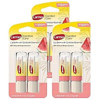 Carmex Comfort Care Lip Balm Stick with Colloidal Oatmeal in Watermelon Blast - 0.15 OZ, 2 Count (Pack of 3)