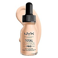 NYX PROFESSIONAL MAKEUP Total Control Pro Drop Foundation, Skin-True Buildable Coverage - Classic Tan