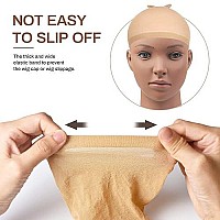 20 Pieces Wig Caps, Wig Caps for Women Lace Front Wig Stocking Caps for Wigs Nude Wig Cap (20pcs)