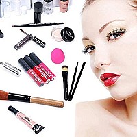 All In One Makeup Kit Makeup Kit For Women Full Kit Multipurpose Makeup Kit-Makeup Brush Set,Eyeshadow Palette,Lip Gloss Set, Makeup Bag,Eyebrow Pencil,Mascara And Face Makeup