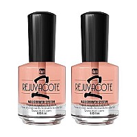 Duri Rejuvacote 2 Nail Growth System Base And Top Coat - Nails Hardening, Repair, Chipping, Strengthen, Breaking And Brittle Treatment (2 Pack)