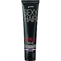 SexyHair Heat Protection Blow Dry Primer, 5.1 oz, Reduces Break