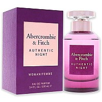 Abercrombie & Fitch Authentic Night EDP Spray 3.4 oz