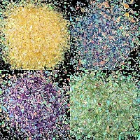 AddFavor Chunky Nail Glitter Set 8 Colors Iridescent Nail Sequin Foil Flakes Stickers Confetti for Nail Art, Resin, Body, Face Decoration Supplies