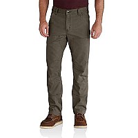 Carhartt Mens Rugged Flex Rigby Double Front (Big Tall) Work Utility Pants, Tarmac, 48W X 32L Us