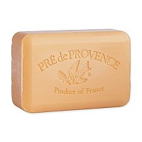 Pre De Provence Artisanal Soap Bar, Enriched With Organic Shea Butter, Natural French Skincare, Quad Milled For Rich Smooth Lather, Persimmon, 88 Ounce