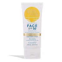 Bondi Sands Fragrance Free Daily Sunscreen Face Lotion Spf 50 Hydrating Uva + Uvb Protection, Non-Greasy, Gentle, Water Resistant 253 Oz75 Ml