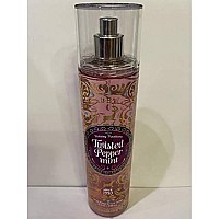 Bath And Body Works Fine Fragrance Mist - 8 Fl Oz Full Size - Twisted Peppermint