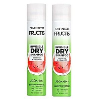 Garnier Fructis Volumizing Invisible Dry Shampoo, Melon-Tini, 4.4 Oz, 2 Count (Packaging May Vary)