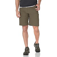 Wrangler Authentics Mens Performance Comfort Flex Cargo Short, Morel, 38