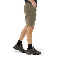 Wrangler Authentics Mens Performance Comfort Flex Cargo Short, Morel, 38