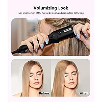 Terviiix Hair Crimper For Women With 4 Interchangeable Plates, Keratin Argan Oil Infused Crimping Iron For Hair, Volumizing Crimper Hair Iron With 5 Heat Settings 60 Min Auto Off