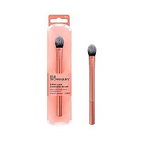 Real Techniques Brightening Concealer Makeup Brush + Eye Cream, Pink