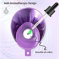 Nano Ionic Facial Steamer, Professional Facial Steamer For Deep Cleaning - Kingsteam Portable Facial Vaporizador, With Aromatherapy Kit And Blackhead Removal Tools, For Home Facial Sauna Spa (Purple)