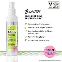 All About Curls Curls For Days Finishing Spray | Touchable Flexible Hold | De-Frizz | Locks Out Humidity | All Curly Hair Types