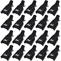 Akstore 10 Pcs Nail Polish Remover Clips, Finger Gel Nail Polish Remover Clips Acrylic Nail Art Soak Off Clip Caps (10 Fingers Black)