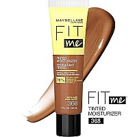 Maybelline Fit Me Tinted Moisturizer, Natural Coverage, Face Makeup, 368, 1 Count