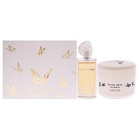 Hanae Mori Hanae Mori Butterfly Women 34Oz Edp Spray, 85Oz Body Cream 2 Pc Gift Set