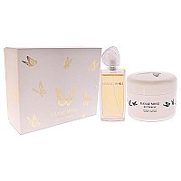 Hanae Mori Hanae Mori Butterfly Women 34Oz Edp Spray, 85Oz Body Cream 2 Pc Gift Set