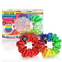 Invisibobble Sprunchie Spiral Hair Ring - 2 Pack, Be You - Athleisure Duo - Scrunchie Stylish Bracelet, Strong Elastic Grip Coil Accessories For Women - Gentle For Girls Teens And Thick Hair