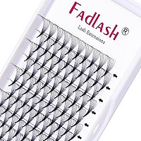 Volume Lash Extensions 10D 007 Premade Fans D Curl 8Mm Premade Volume Eyelash Extensions Pro Point Thin Base Premade Lashes Volume Lashes (10D-007-D, 8Mm)