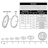 Wbrwp 316L Stainless-Steel Hinged Nose Rings Hoop : Nose Ring With Heart Shape Opal Ear Pierecing Ring With Zircon 18G(10Mm) Septum Clicker Helix Cartilage Hoop Diameter 10Mm, Silver Color