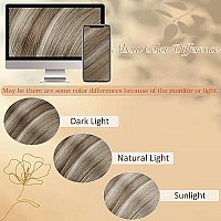 Full Shine Double Sided Tape In Hair 18 Inch Tape In Hair Extensions Color 19 Grey Fading To 8 Ash Brown And 60 Blonde Seamless Skin Weft Tape In Extensions 50 Gram 20 Pcs Straight Natural Hair