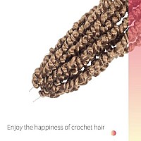 The Bohobabe Pre-Twisted Passion Twist Crochet Hair 20 Inch Long Pre-Looped Crochet Passion Twist Braiding Hair 8 Packs Soft Bohemian Twists (27)