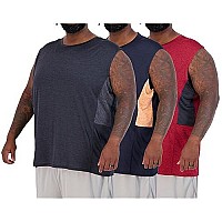 3 Pack: Mens Big And Tall Active Quick Dry Fit Tank Top Wicking Active Athletic Gym Top Plus Size Clothes Lounge Sleep Running Essentials Sleeveless Workout Tee Muscle Workout Running- Set 4, 3X