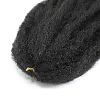 Ayana Marley Hair 3 Packs Marley Twist Braiding Hair Marley Braiding Hair For Faux Locs Crochet Hair 16Inch Long Afro Synthetic Hair Extensions (16 Inch-3 Pack, 1B)