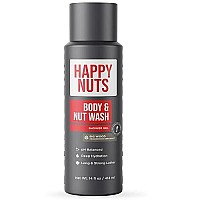 Happy Nuts Body And Nut Wash For Men - Big Wood - Natural Mens Shower Gel - Sandalwood Body Wash