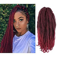 Ayana Marley Hair 3 Packs Marley Twist Braiding Hair Marley Braiding Hair For Faux Locs Crochet Hair 24Inch Long Afro Synthetic Hair Extensions (24 Inch-3 Pack, Tbug)