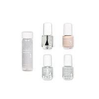 Dazzle Dry Mini Kit 4 Step System - Boss, A Light And True Neutral Nude Full Coverage Cream (5 Piece Kit)