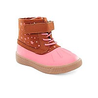 Simple Joys By Carters Kids Alexis Outdoor Boot Fashion, Brown, Bubblegum, Numeric_10 Us Unisex Toddler