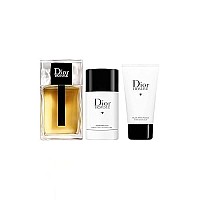 Dior Homme Eau De Toilette, After Shave Balm & Deodorant Stick For Men, Woody Floral Musk, 34 + 17 + 26 Fl Oz, 3 Piece Set