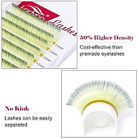 Volume Eyelash Extensions 007 D Curl 8-14Mm Ombre Lashes Self Fanning 2D-20D Colored Lash Extensions Volume Lashes Mixed Tray By Fadvan