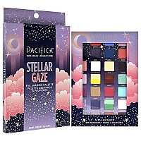 Pacifica Beauty, Stellar Gaze Eye Shadow Palette, 28 Eyeshadow Shades, Mineral Eyeshadow, Matte, Shimmer and Glitter Mica Shades, Vitamin E, Made from 100% Recyclable Paper, Vegan and Cruelty Free