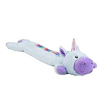 Outward Hound Longidudes Unicorn Plush Squeaky Dog Tug Toy