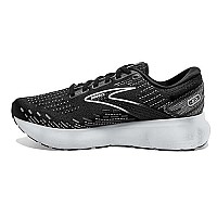 Brooks Glycerin 20 Lightweight Sneakers For Women - Durable And Breathable Air Mesh Upper Offers A Secure Fit Blackwhitealloy 10 B - Medium