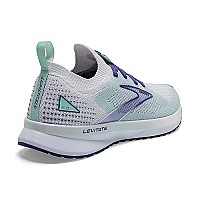 Brooks Womenas Levitate Stealthfit 5 Neutral Running Shoe - Whitenavy Blueyucca - 85