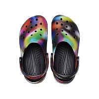 Crocs Unisex-Adult Classic Solar Rainbow Clogs, Solar Rainbow, 6 Women4 Men