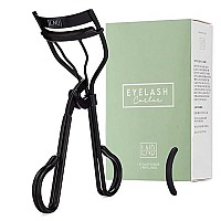 LASH NEXT DOOR Professional Eyelash Curler - Instant Long Lasting Curl, Lifts & Shapes - No Pinching or Creasing. Includes Replacement Pad (in Black)