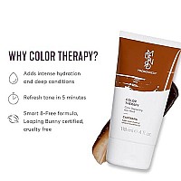 Madison Reed Color Therapy, Castagna, Color Depositing Hair Mask Deep Conditioning Treatment, Intensely Hydrating, Refreshes Color Tone, Keratin Argan Oil, 4 Fl Oz (118 Ml)