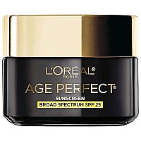 L'Oreal Paris Age Perfect Cell Renewal Anti-Aging Day Moisturizer with SPF 25, Vitamin E & Antioxidants to Smooth Wrinkles & Firm Skin, 1.7 oz