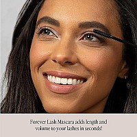 Billion Dollar Brows Forever Lash Mascara, Length & Volume In Seconds, Waterproof Formula, Unique Silicone Wand, Professional Quality, Cruelty Free