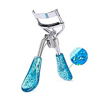 TRIM Azure Collection Eyelash Curler - Curls Quickly and Easily For Longer-Looking Lashes - Smooth Opening and Closing Action - Easy-to-Grip Handles - Eye Pads are Gentle on Lids While Curling