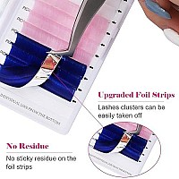 Volume Eyelash Extensions 3 Mixed White Pink Blue Lashes Colored Lash Tray 007Mm D 16Mm Lash Extensions Colored Easy Fanning Lashes Eyelash Extension D Curl Fadvan (16Mm)